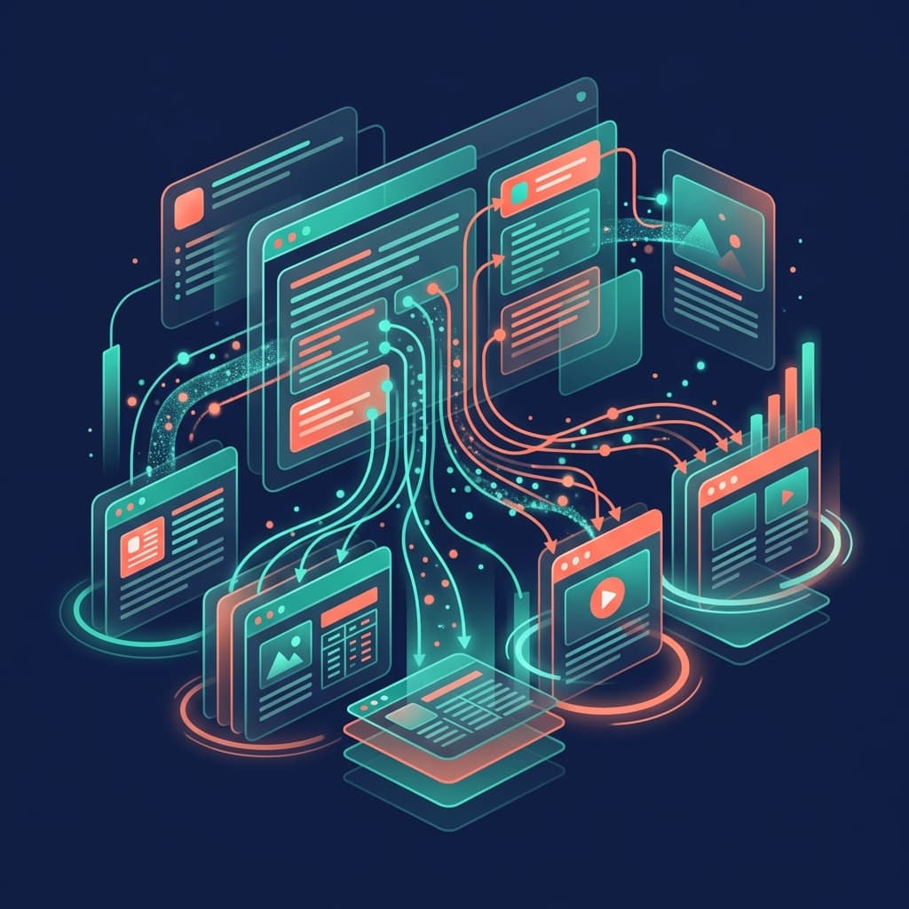 Generative Engine Optimization showing AI engines citing web sources